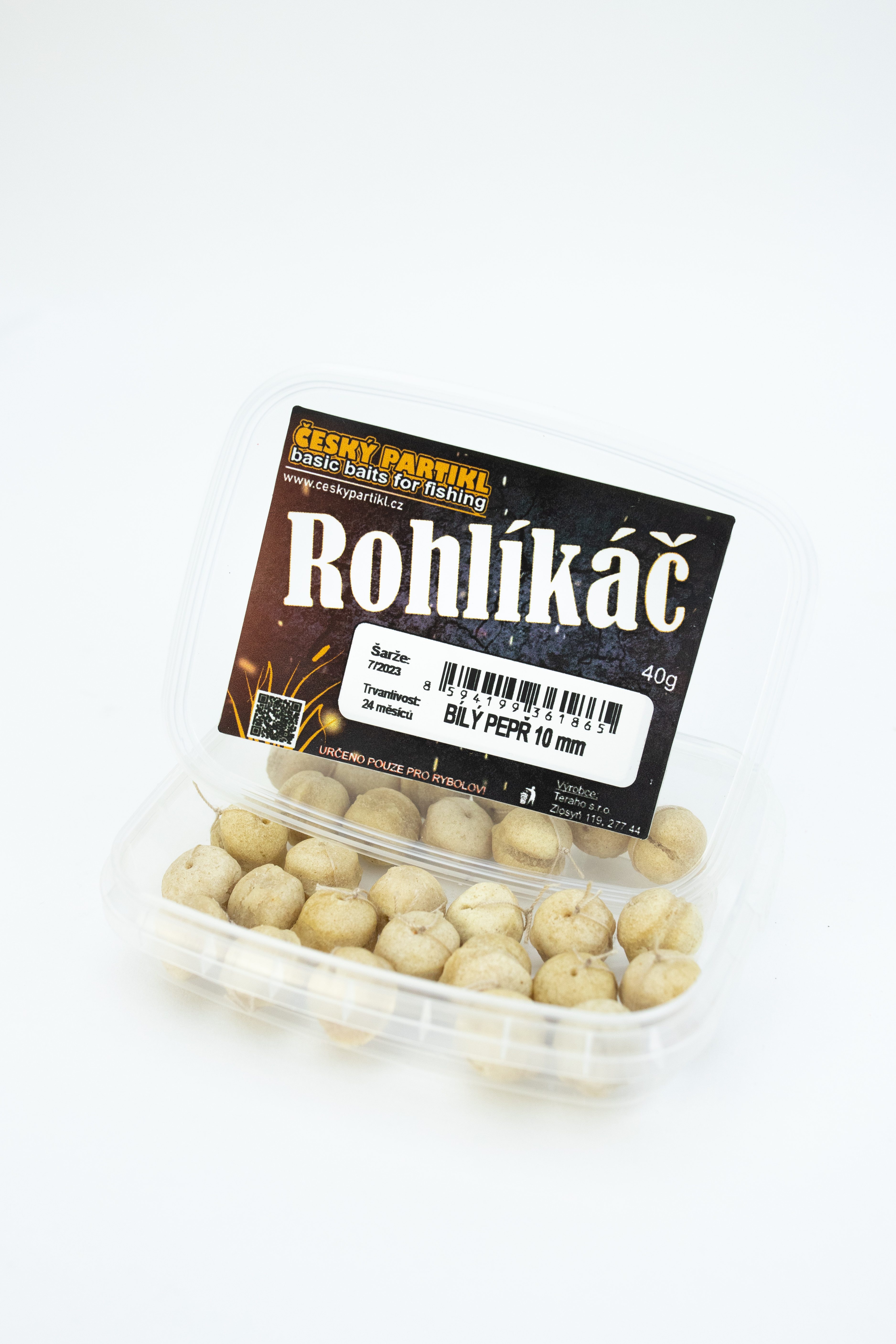 Rohlíkáč 40 gr - BÍLÝ PEPŘ 10 mm