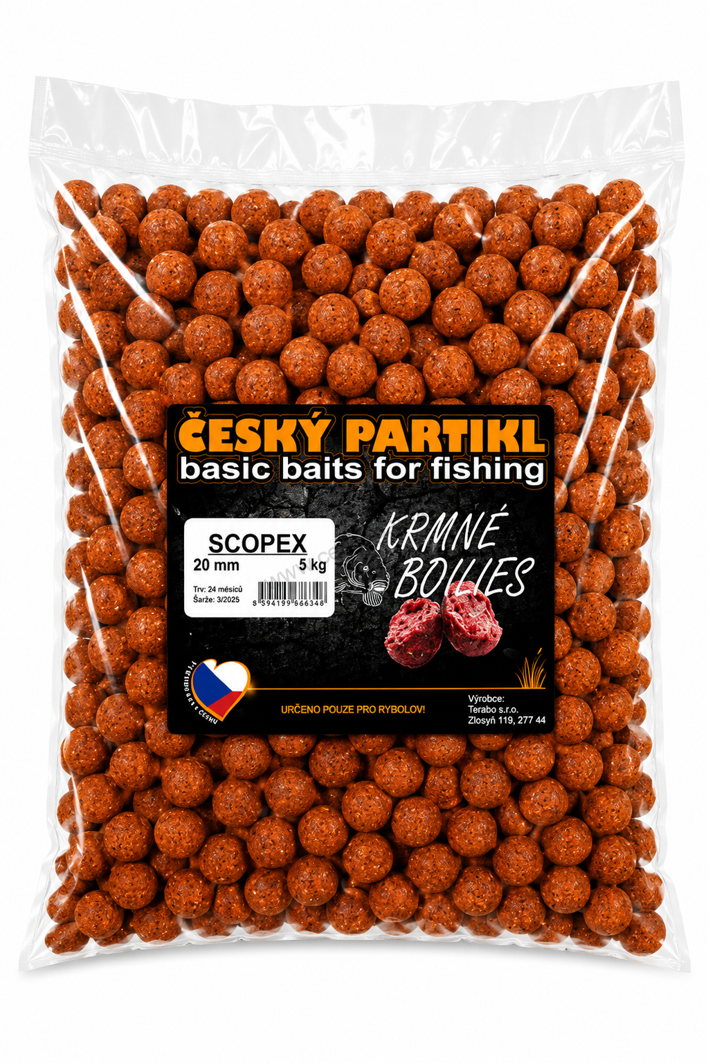 Krmné boilies 5 kg - SCOPEX