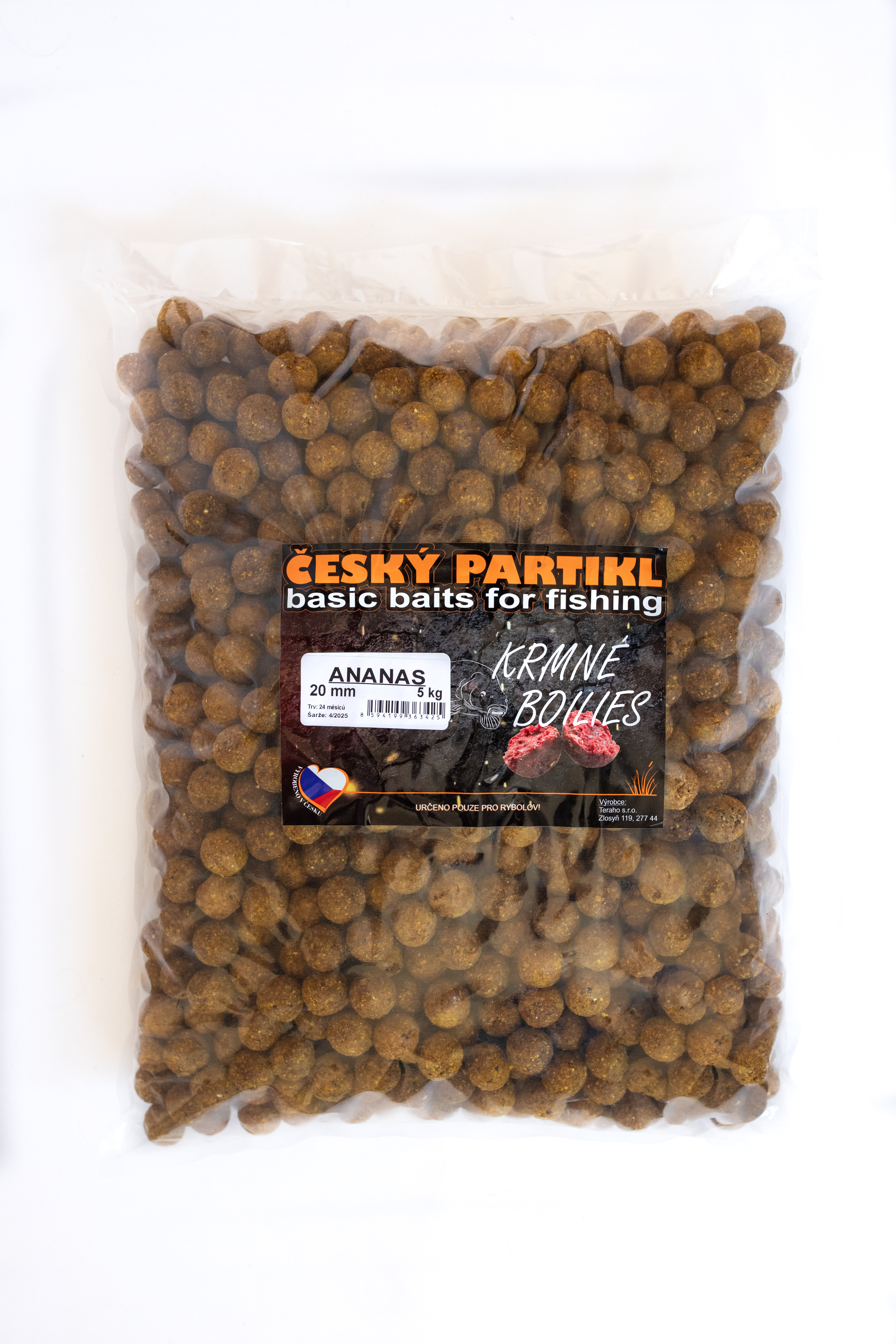 Krmné boilies 5 kg - ANANAS