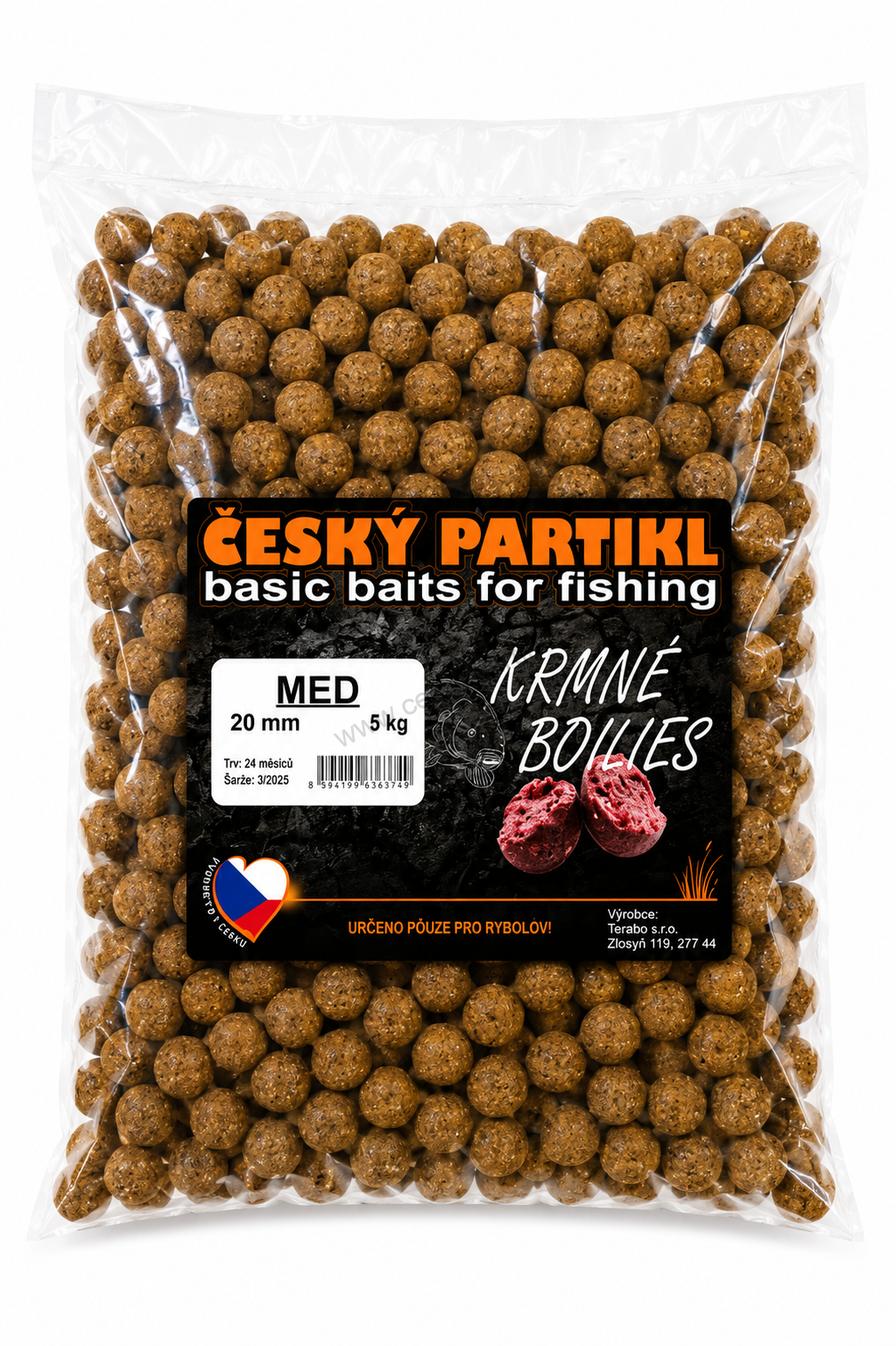Krmné boilies 5 kg - MED