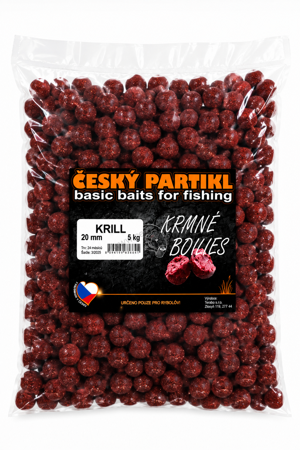 Krmné boilies 5 kg - KRILL