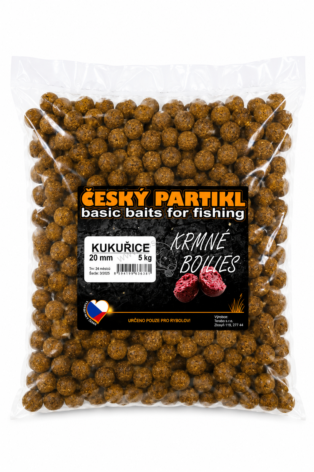 Krmné boilies 5 kg - KUKUŘICE