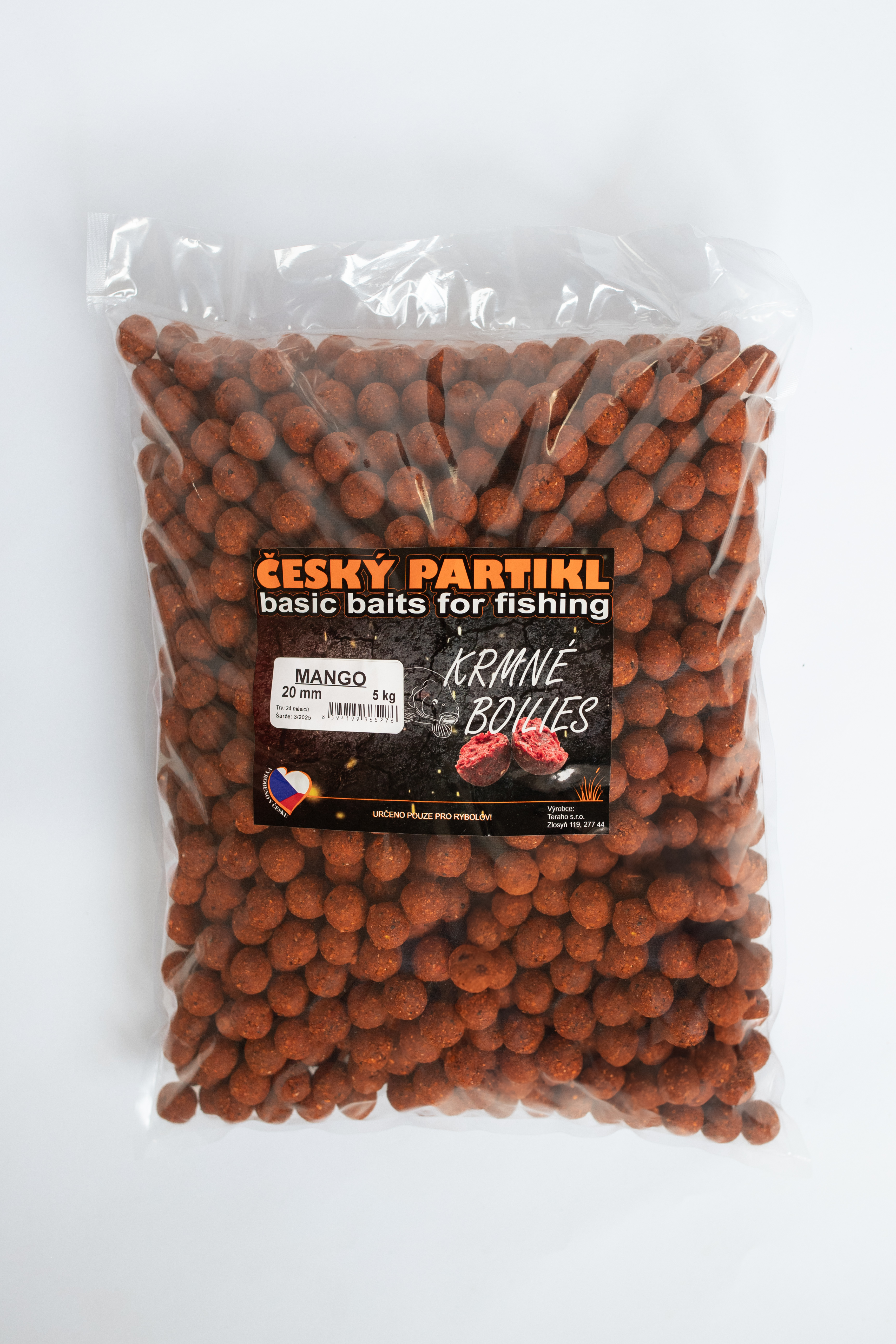 Krmné boilies 5 kg - MANGO