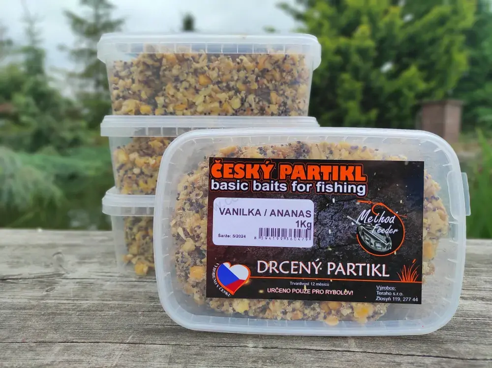 Partikl vařený DRCENÝ - VANILKA/ ANANAS