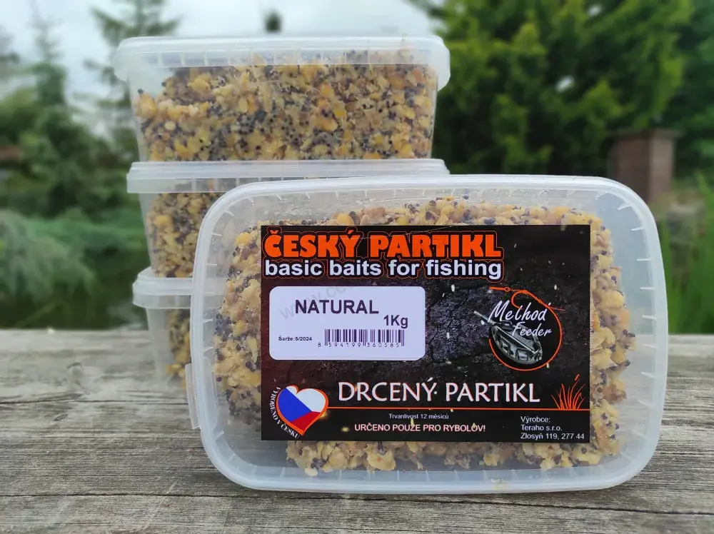 Partikl vařený DRCENÝ - NATURAL
