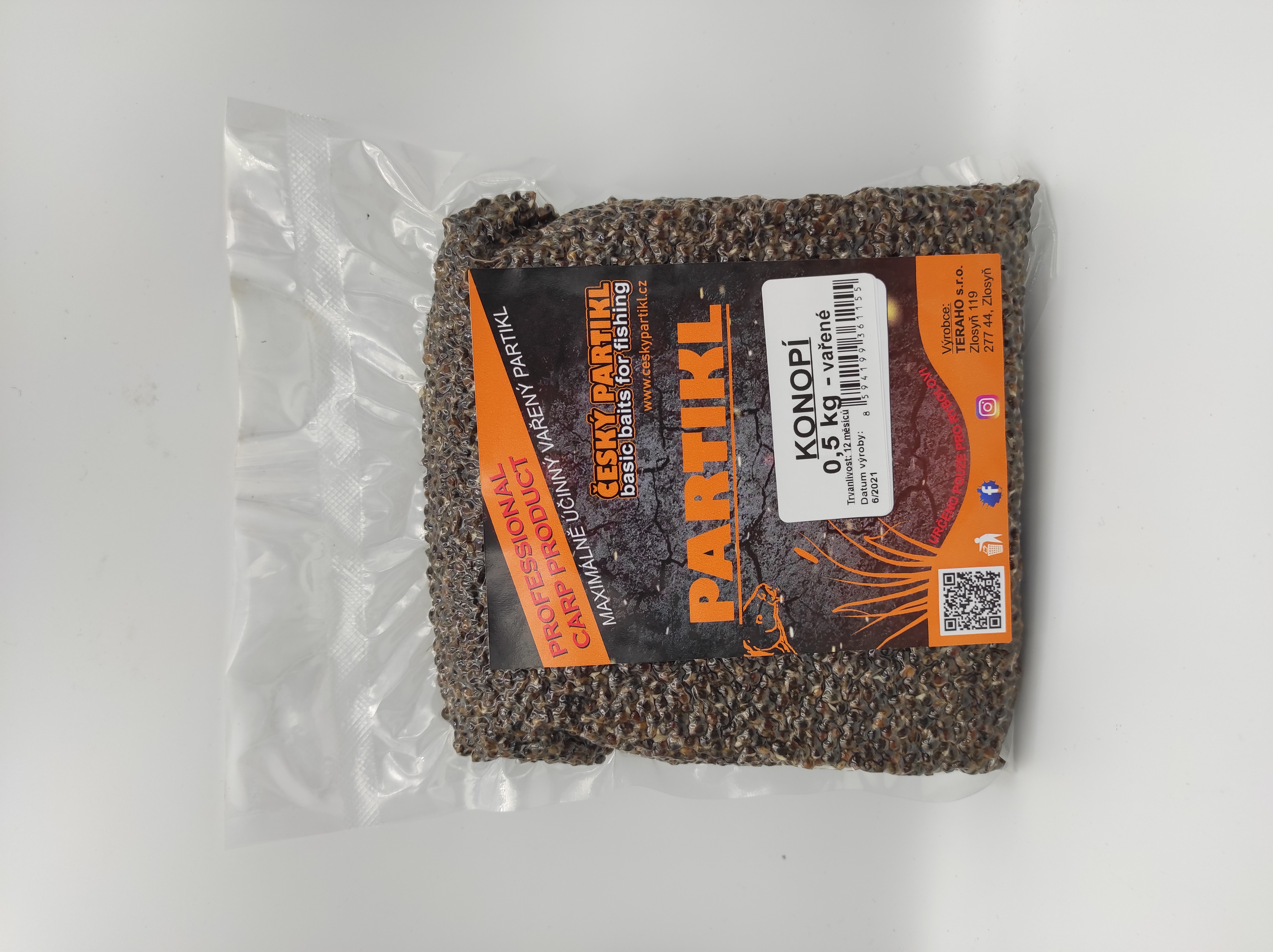 Partikl vařený - Konopné semínko 0,5 kg