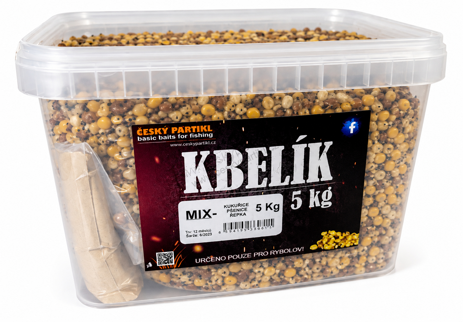 Vařený partikl MIX 5kg kbelík + DÁREK