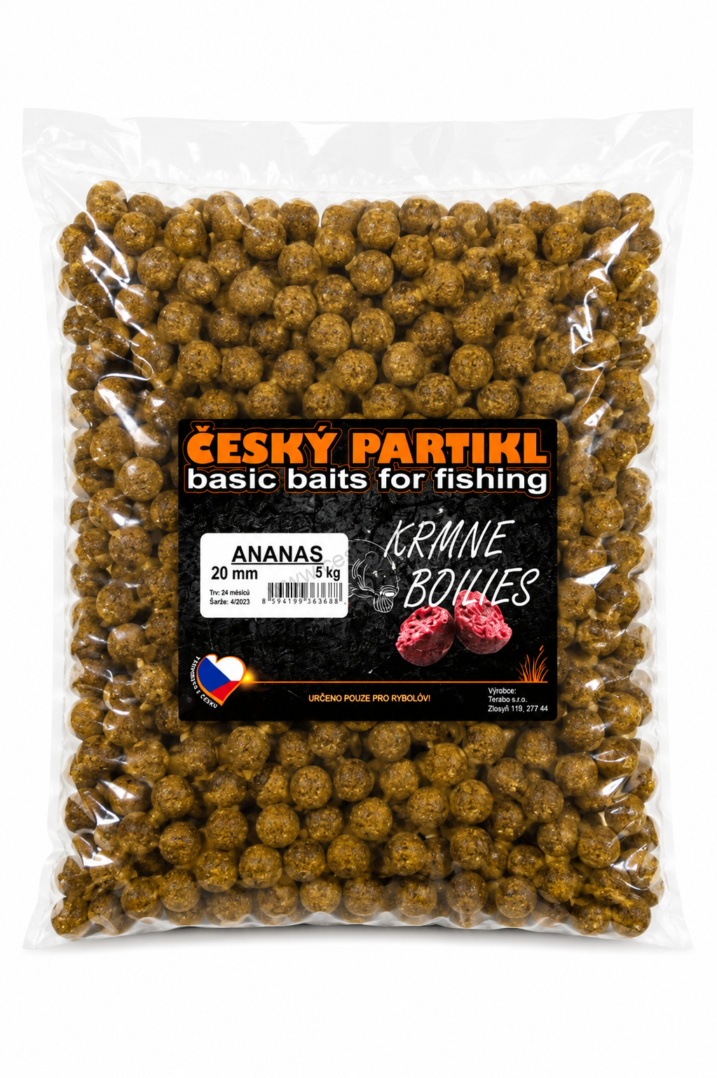 Krmné boilies 5 kg - ANANAS