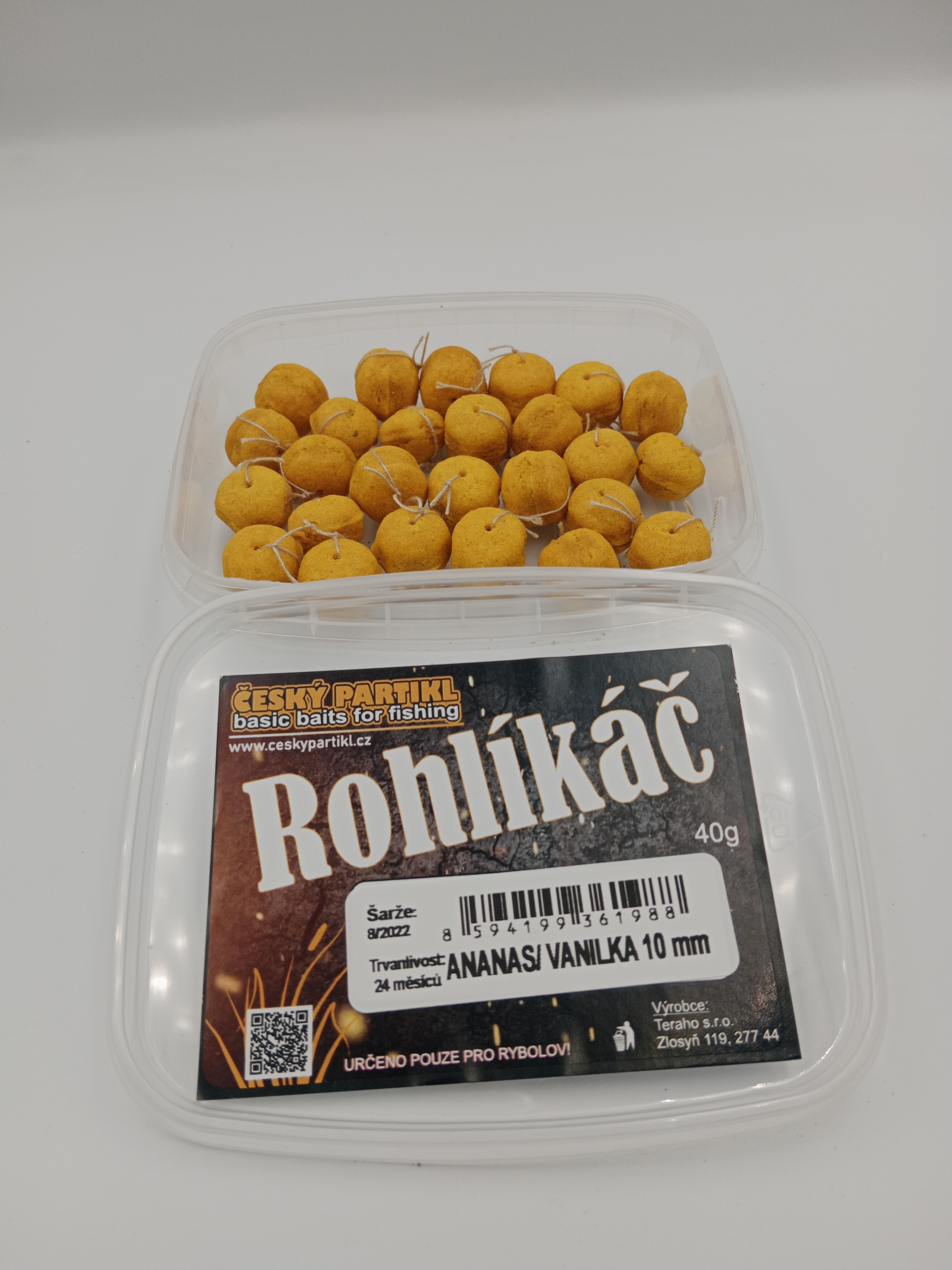 Rohlíkáč 40 gr - ANANAS/ VANILKA 10 mm