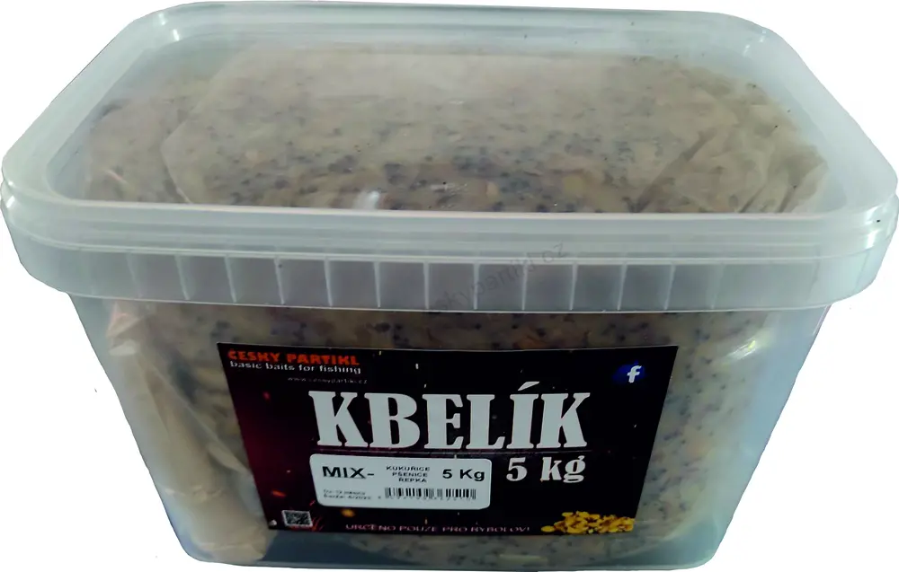 Vařený partikl MIX 5kg kbelík + DÁREK