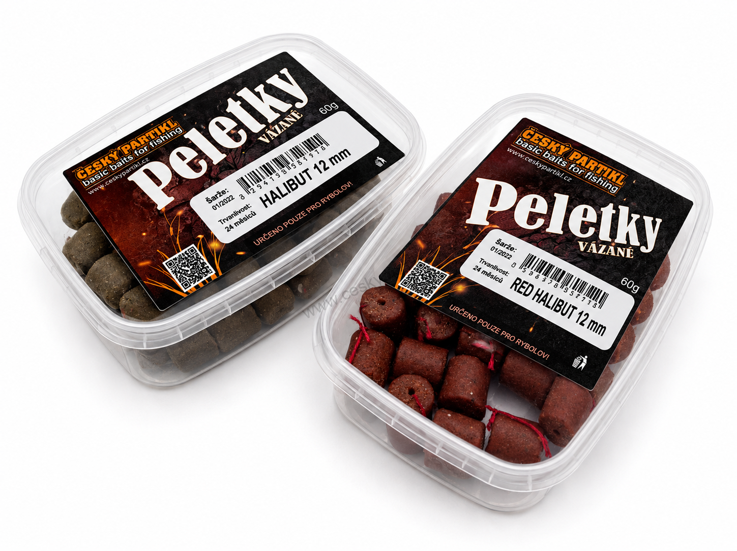 Peletky vázané 60 gr - RED HALIBUT