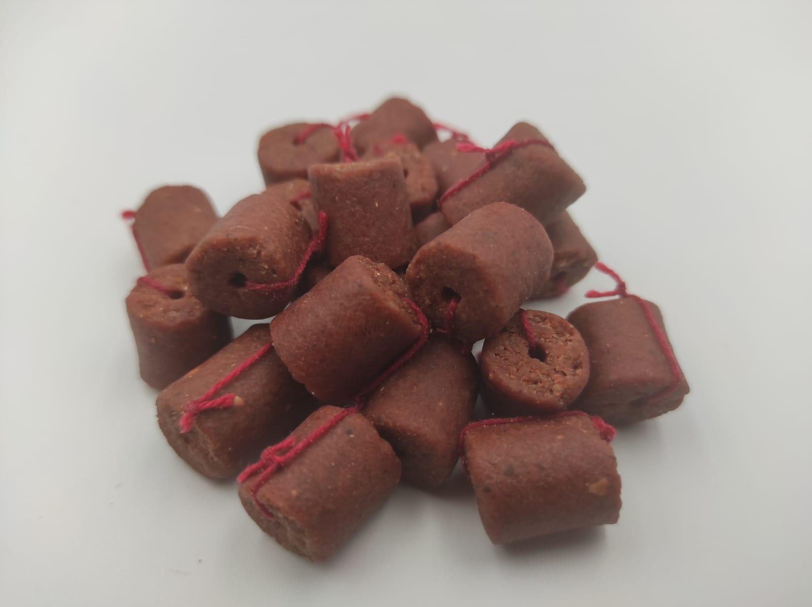 Peletky vázané 60 gr - RED HALIBUT