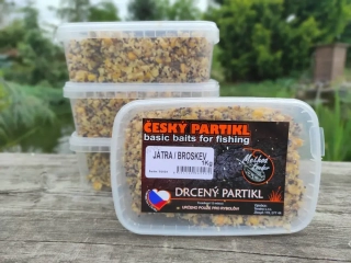 Partikl vařený DRCENÝ - JÁTRA/ BROSKEV