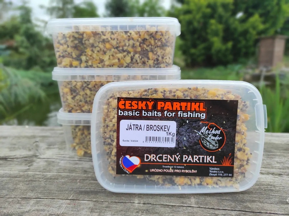 Partikl vařený DRCENÝ - JÁTRA/ BROSKEV
